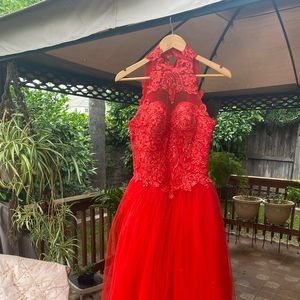 Red dress